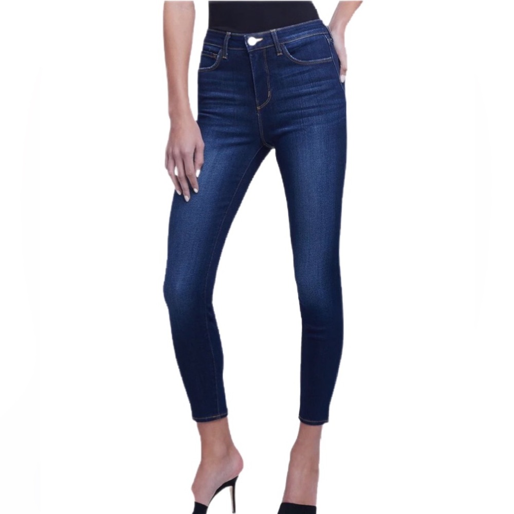 L'AGENCE Margot Baltic High-Rise Skinny Jean Size 31 EUC
